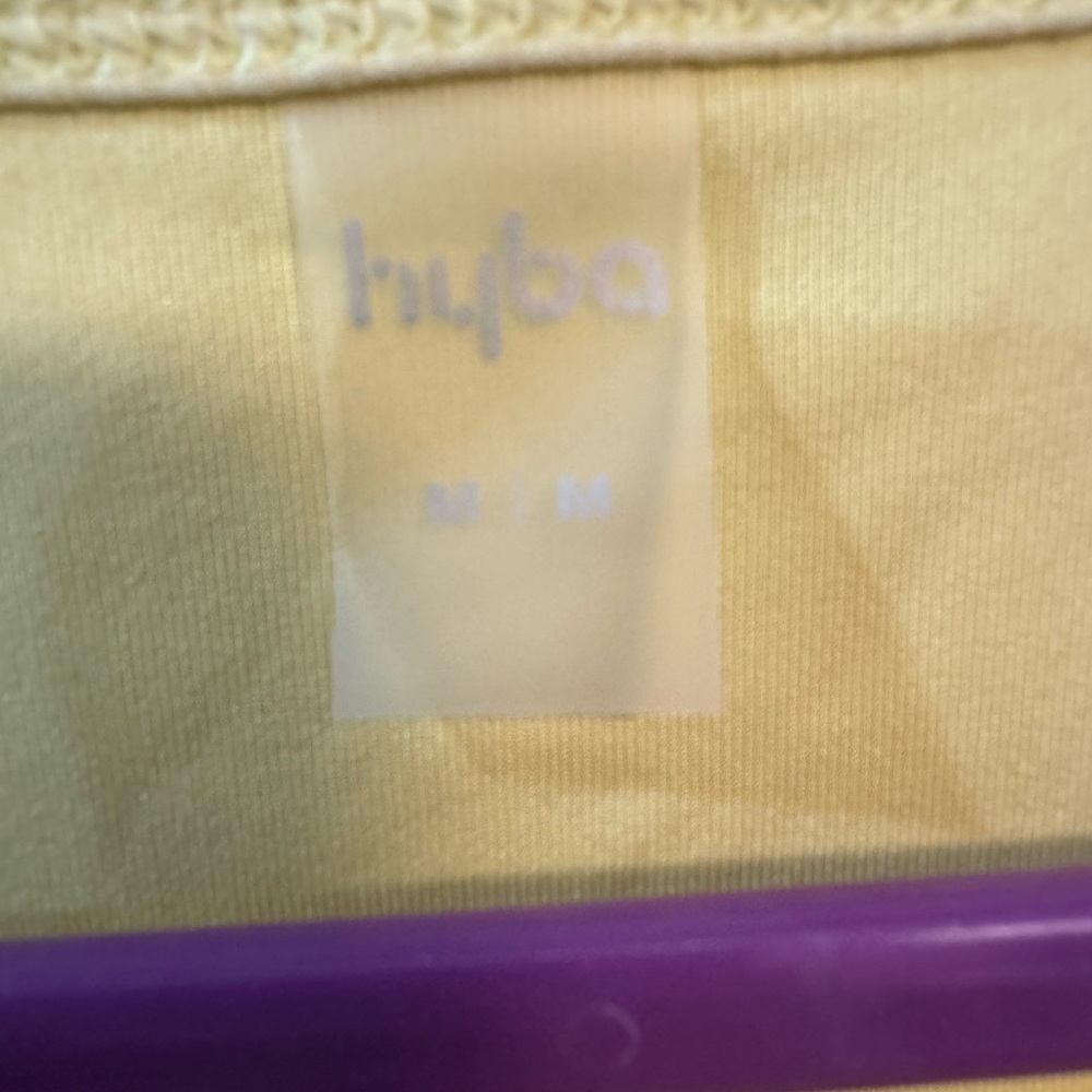 Lemon Yellow Ribbed Tank Top - Picture 5 of 5